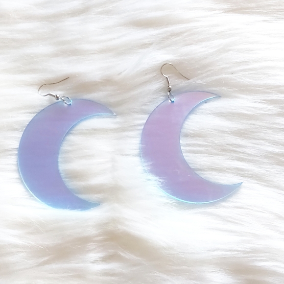 Catch These Magick Hands Jewelry - 🌙Luminescent Crescent Moon Earrings